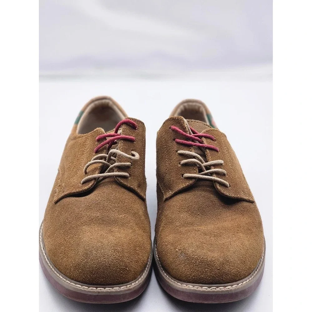 Bass Oxford Mens 9 Brown  Suede Lace Up Pasadena 0026-2367-268